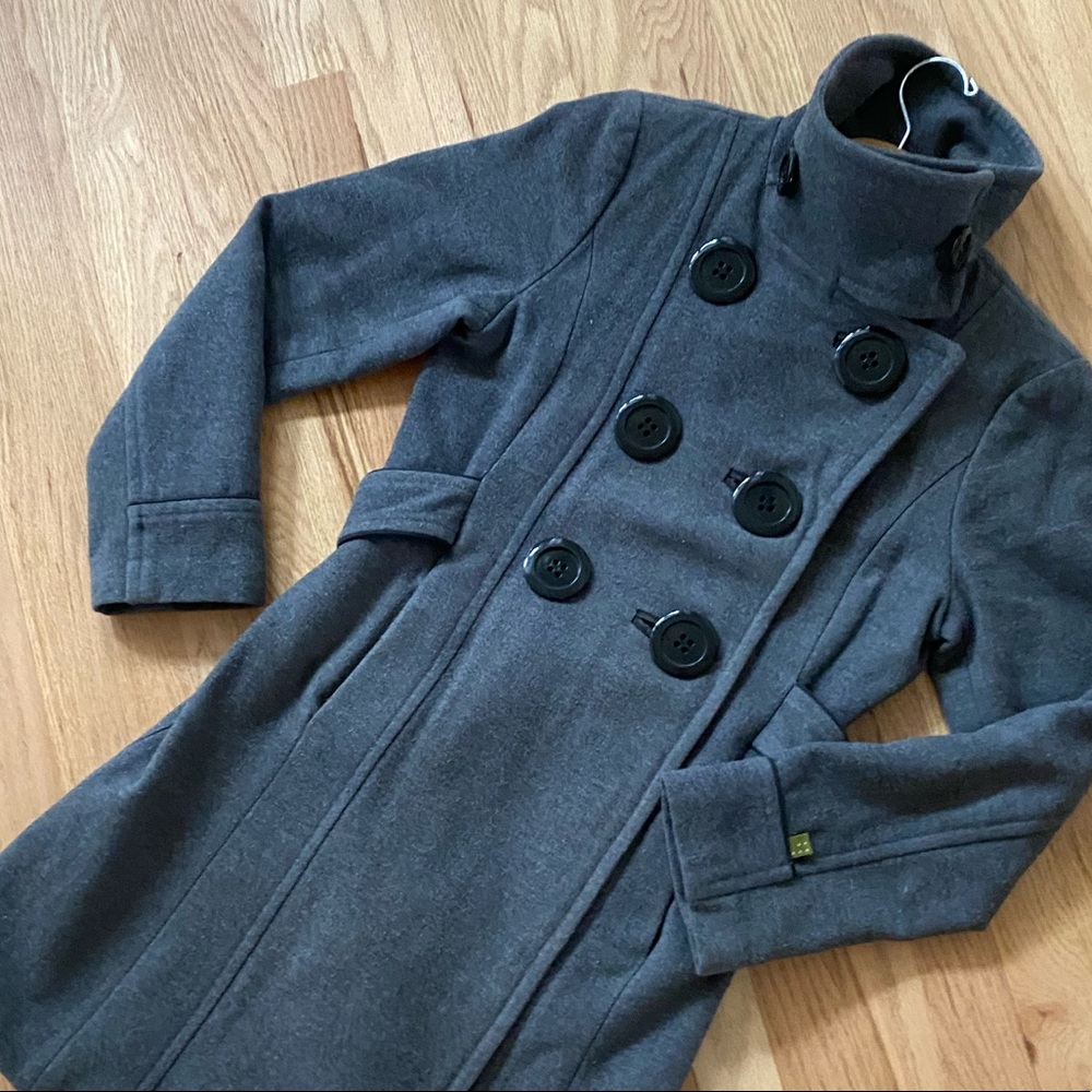 Soia & Kyo Wool Billy Jacket with Funnel Neck